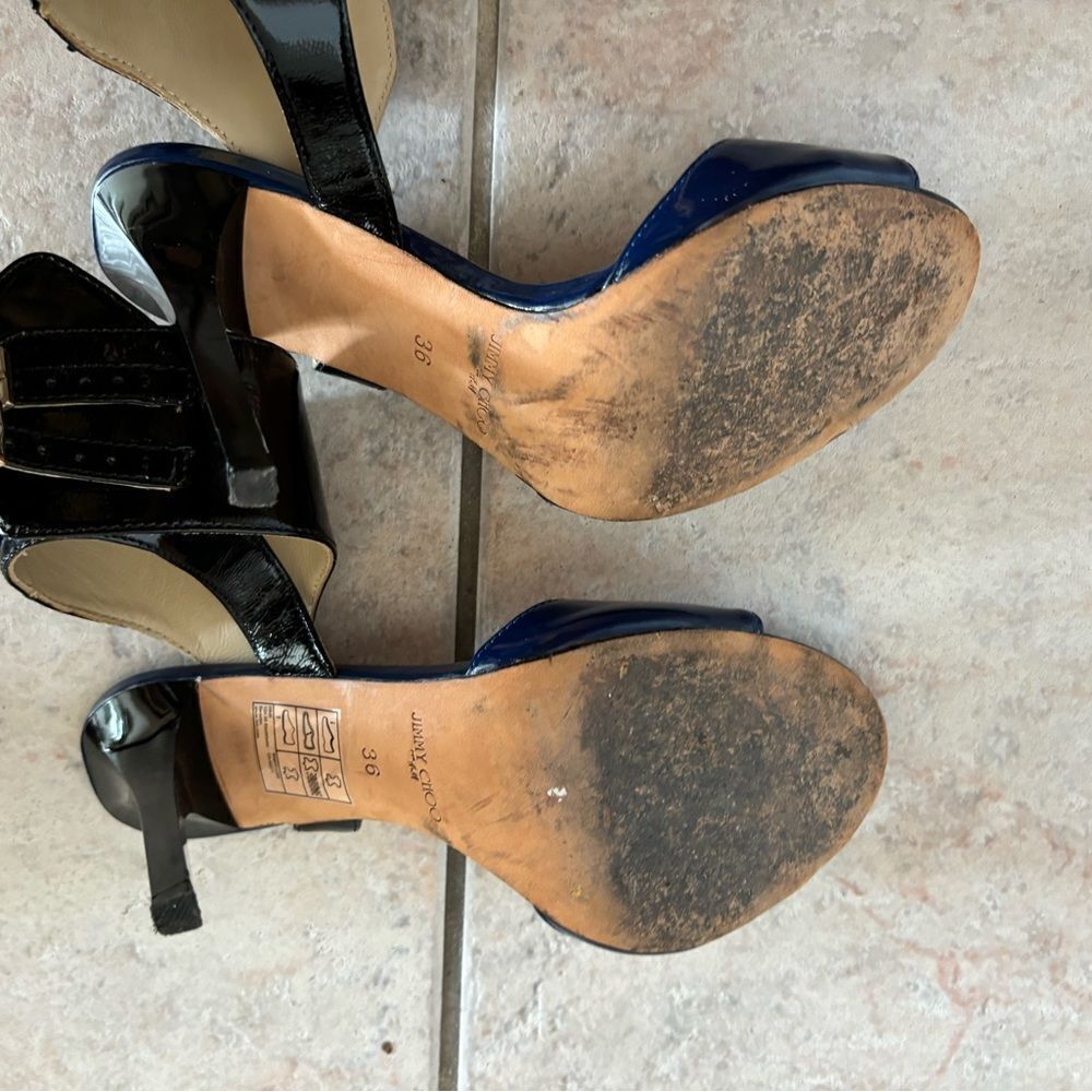 Jimmy Choo For H&M Cuff Sandals Open Toe Dress Sh… - image 2